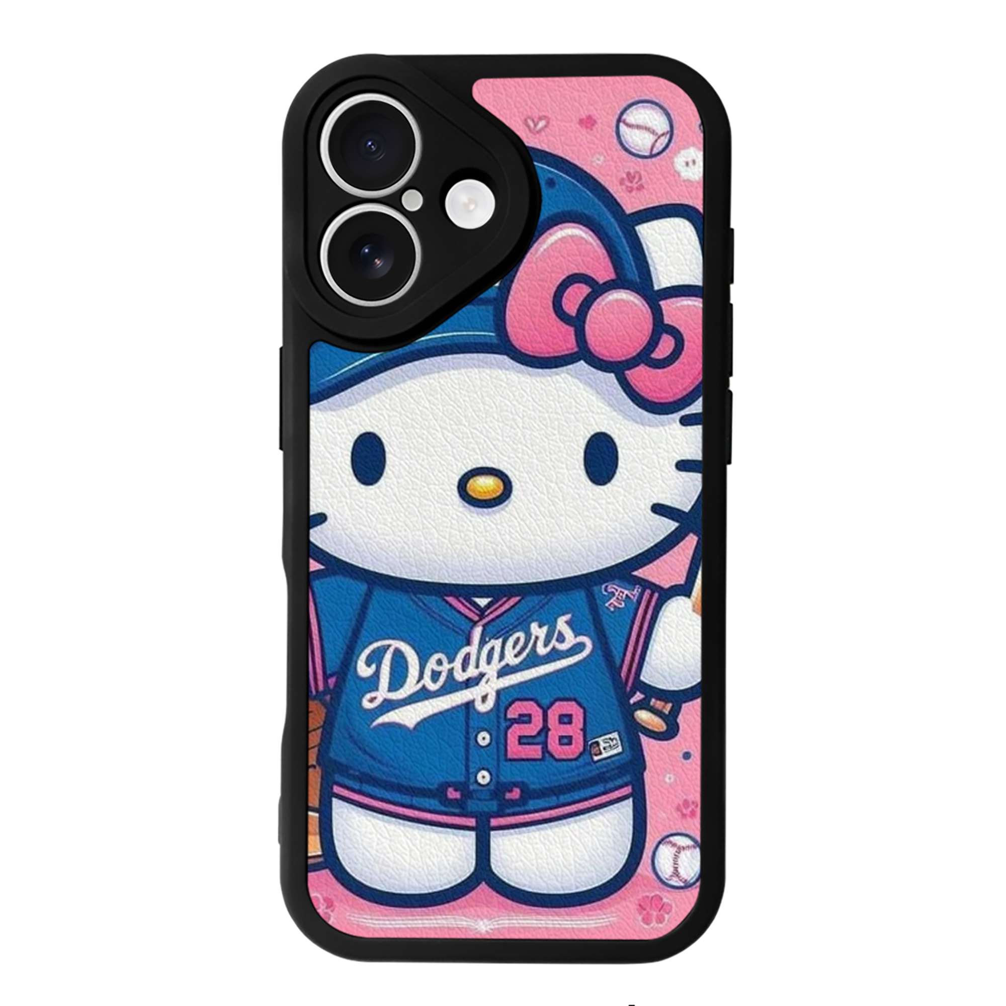  IPhone 16 Silicone Leather Case – UV Print, Lambskin Texture – Perfect Fit, Wireless Charging Compatible, Scratch Resistant, Precise Cutouts – Stylish Protection For IPhone 16